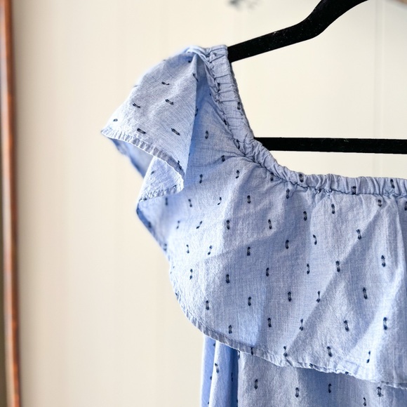 Seersucker Babydoll Dress - Picture 3 of 5